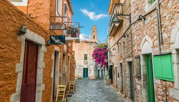 Mani Stone Built Home A Breath Away To The Sea Stoúpa Exterior foto